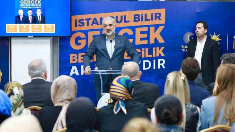 AK Parti İstanbul İl Başkanı Kabaktepe: "Hedef en az 30 belediyeyi kazanmak" AK Parti İstanbul İl Başkanı Kabaktepe: "Hedef en az 30 belediyeyi kazanmak"