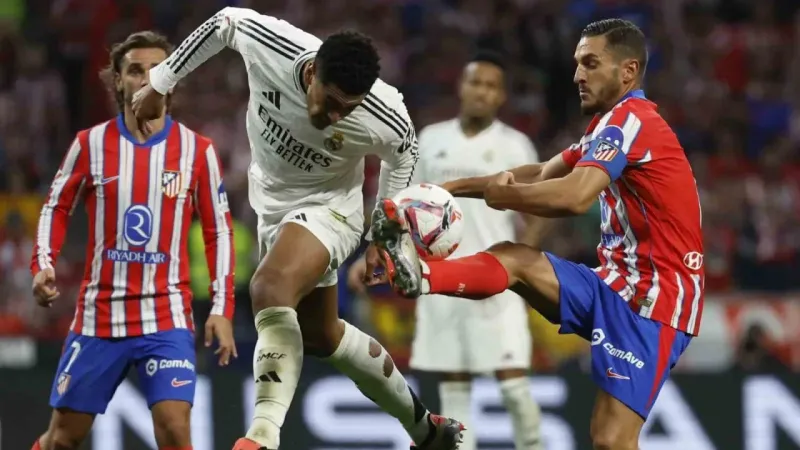 Olaylı Madrid derbisinde kazanan çıkmadı Olaylı Madrid derbisinde kazanan çıkmadı