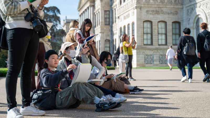 Japon mimarlık öğrencileri geleneksel Türk mimarisini inceledi Japon mimarlık öğrencileri geleneksel Türk mimarisini inceledi