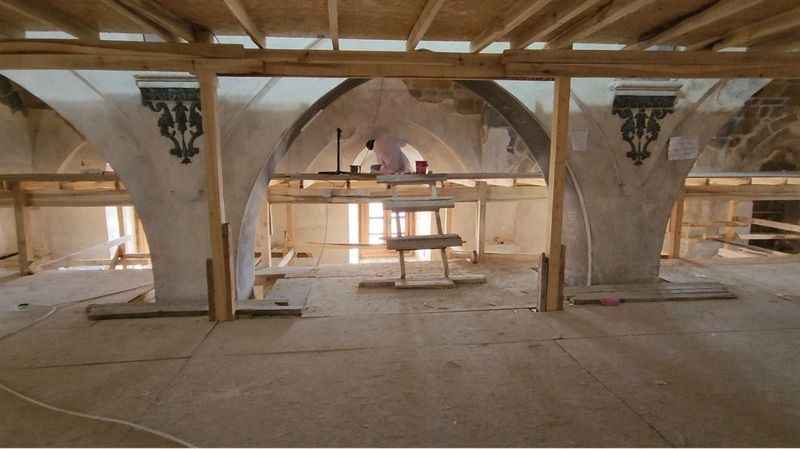 Tarihi kilise kütüphaneye çevriliyor Tarihi kilise kütüphaneye çevriliyor