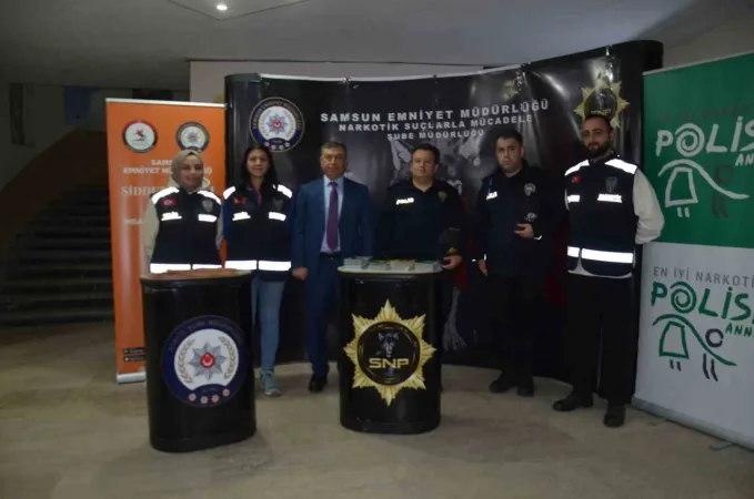 Samsun’da “En İyi Narkotik Polisi Anne” projesi