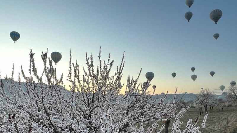 18 bin turist Kapadokya için havalandı