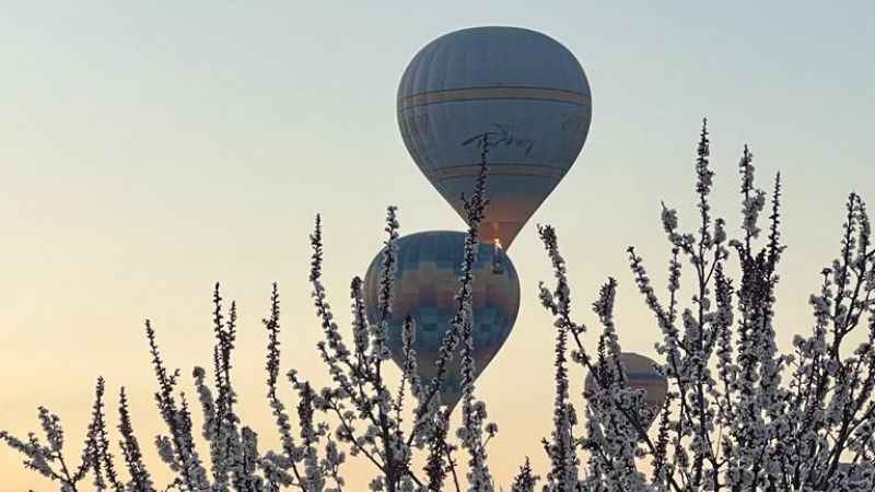 18 bin turist Kapadokya için havalandı