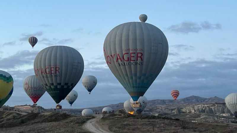 18 bin turist Kapadokya için havalandı