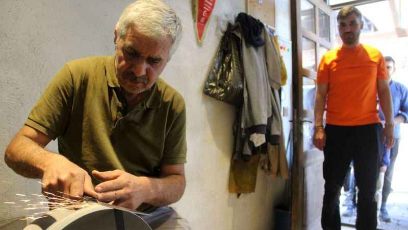 Bıçakçılarda arife yoğunluğu