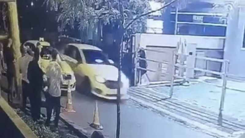 Şişli’de gece kulübüne çifte saldırıda yeni görüntüler: Çakarlı araçla ateş açmışlar