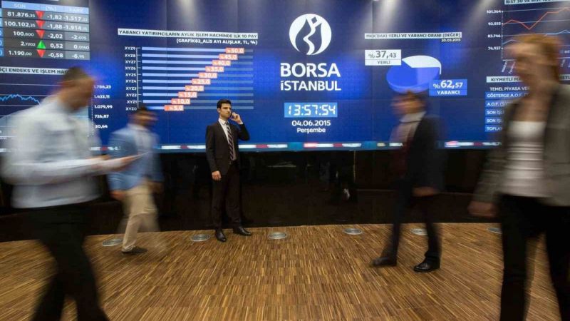 Borsa ilk yarıda düştü