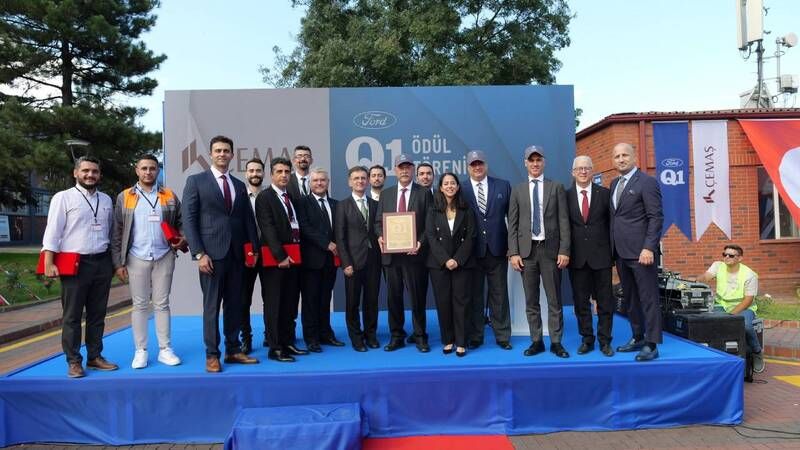 Çemaş Döküm, kalitesini Ford Q1 ödülü ile taçlandırdı