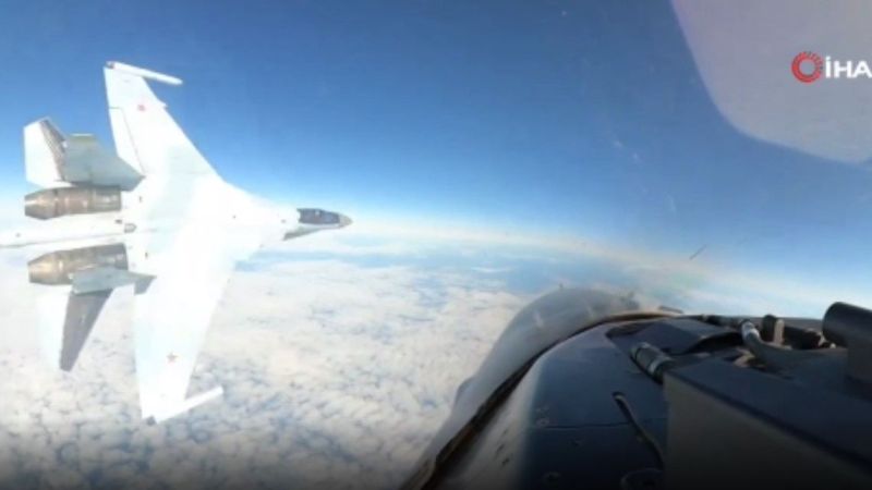 Rus ve ABD savaş uçakları arasında havada tehlikeli yakınlaşma