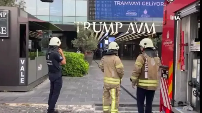 Trump Avm’de yangın paniği