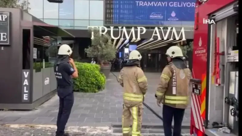 Trump Avm’de yangın paniği