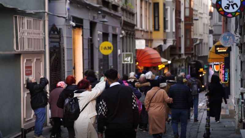 Tuzlalıların rotası Galata Kulesi ve İstiklal Caddesi'ydi