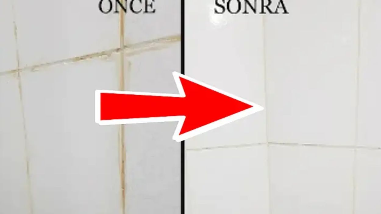 Fayans aralarını kar beyazı yapıyor * 2 bardak döküp 5 dakika bekletin