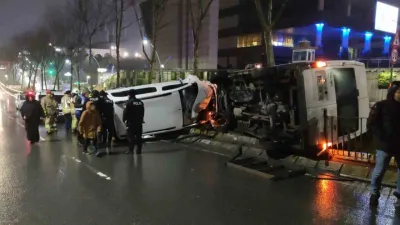 Sultangazi’de kaza yapan sürücü önce kaçtı, sonra geri dönüp kavga çıkardı