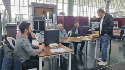 İstanbul Havalimanı’nda oy vermeye devam