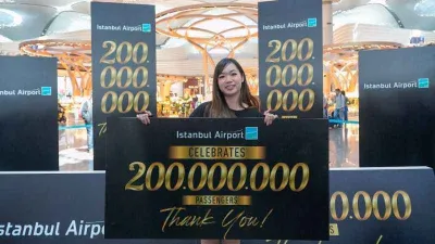 İstanbul Havalimanı 200 milyonuncu yolcusunu ağırladı