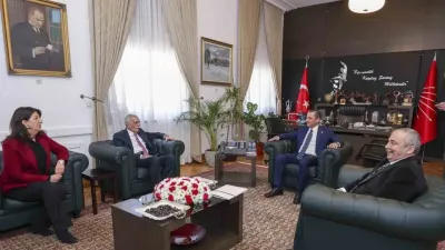 DEM Parti’nin İmralı heyeti Özgür Özel’i ziyaret etti