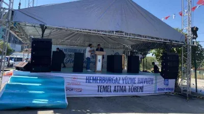 Eyüpsultan'da 3. yüzme havuzunun temeli düzenlenen törenle atıldı