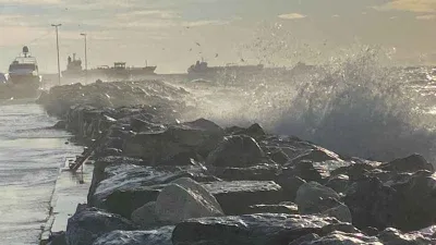 İstanbul'da lodos etkili oluyor