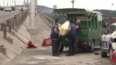 15 Temmuz Şehitler Köprüsü'nde feci kaza