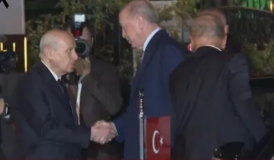 Cumhurbaşkanı Erdoğan ile Bahçeli'nin beklenen görüşmesi başladı