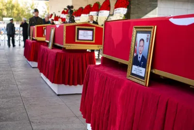 Gürcistan'da şehit düşen Uzman Çavuş Cem Dolapci Ankara'da dualarla uğurlandı