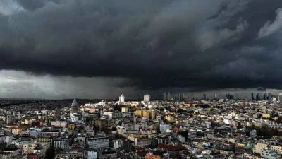 İstanbul için sağanak yağış uyarısı