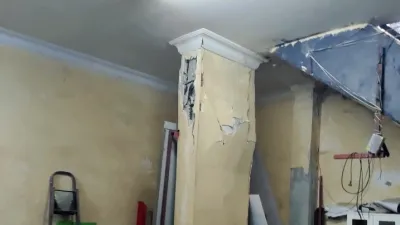 Kolonlardan ses geldi bina boşaltıldı