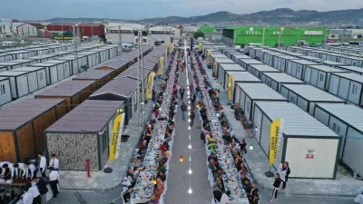 Hatay’a kazandırılan Konya Konteyner Kent’in birinci etabının açılışı yapıldı