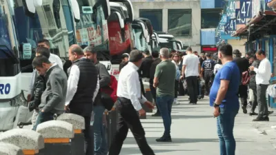 Otogarda ikinci tur seçim yoğunluğu