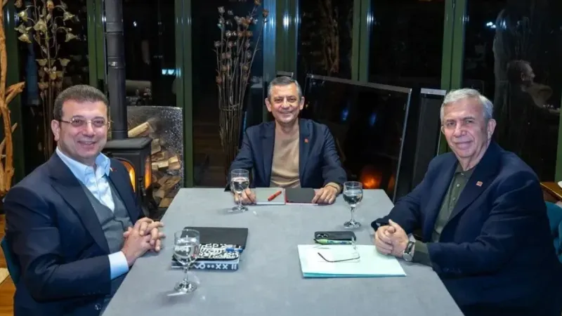 CHP Genel Başkanı Özel, İmamoğlu ve Yavaş ile görüştü