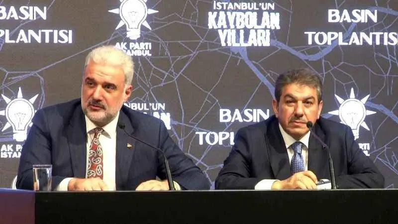 AK Parti İstanbul İl Başkanlığı'nda “İstanbul’un Kaybolan Yılları” toplantısı