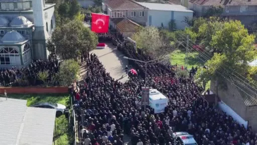 Tekirdağlı şehit İlker Aykut gözyaşları içinde son yolculuğuna uğurlandı